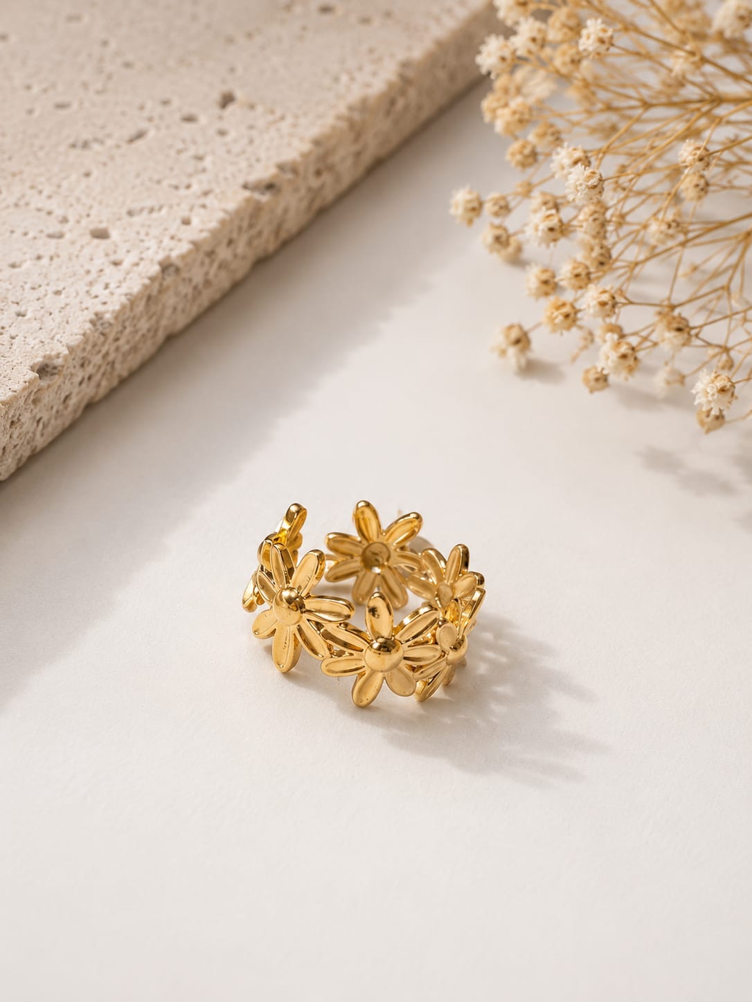 Golden Blossom Ring