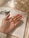 Golden Hoop Earrings