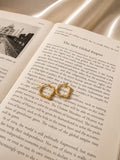 Heart Gold Hoops