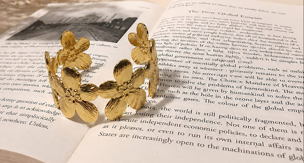 Floral Cuff Bracelet
