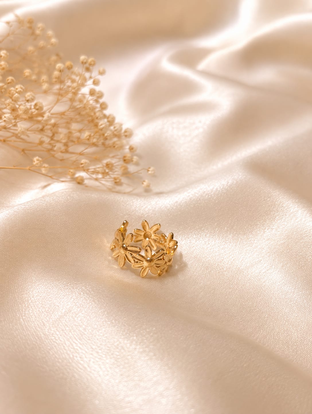 Golden Blossom Ring